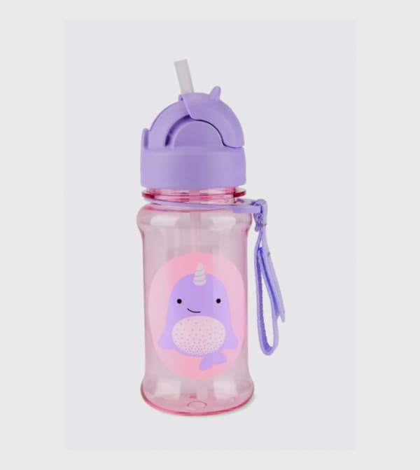 Skip Hop Zoo Tritan Straw Bottle Narwhal