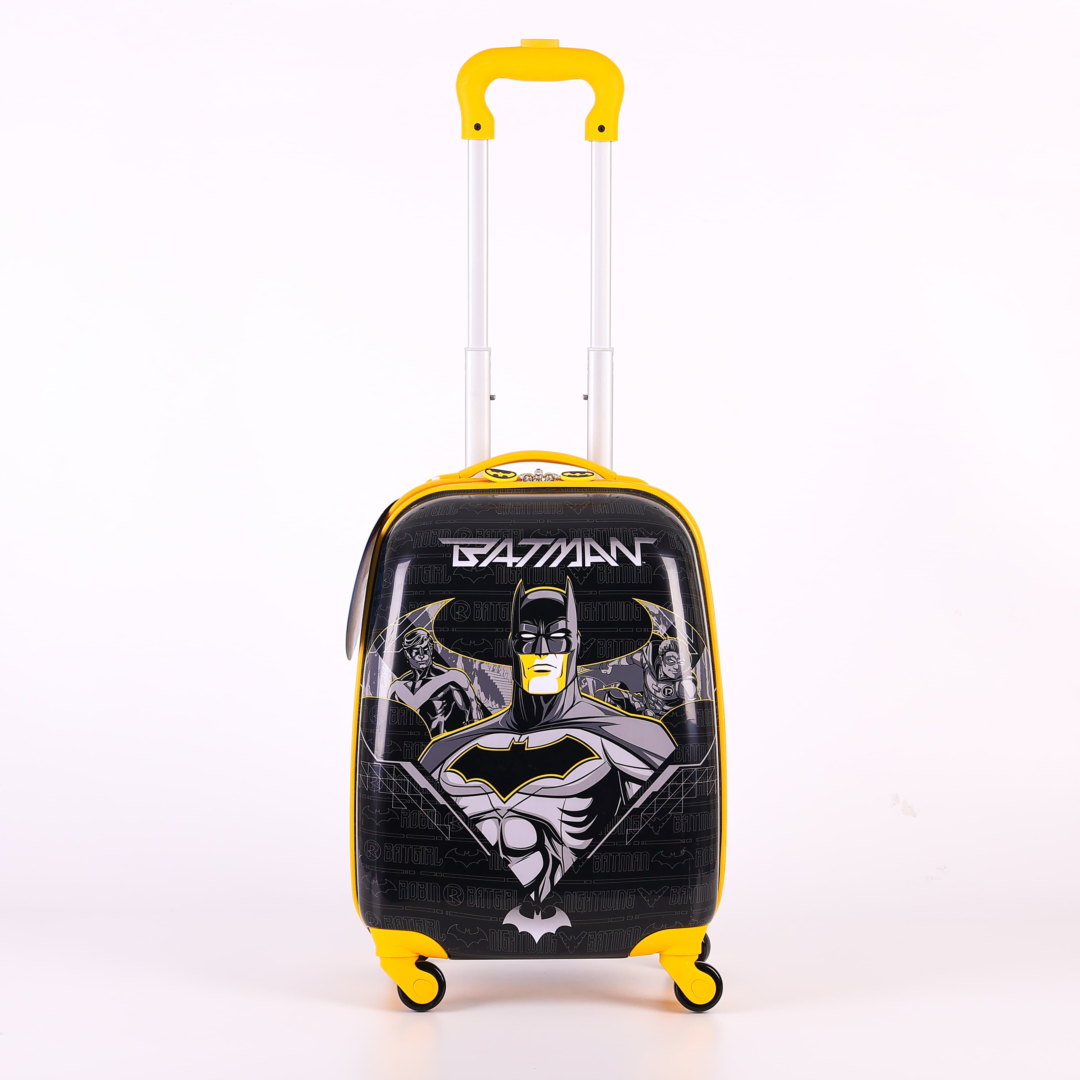 Batman 16" Kids Trolley Case With Reusable Stickers