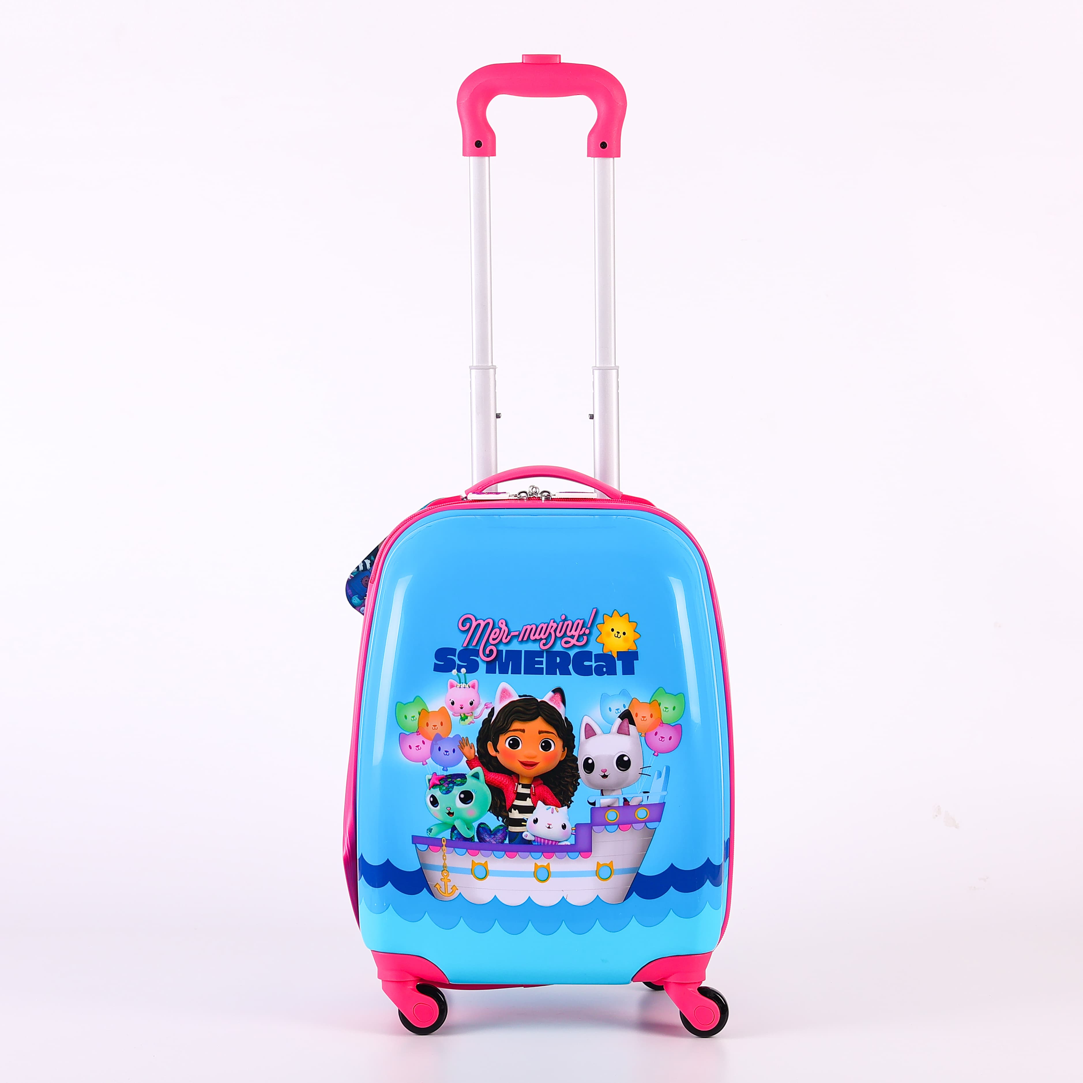 Gabby Doll House Kids Luggage With Reusable Stickers 16"