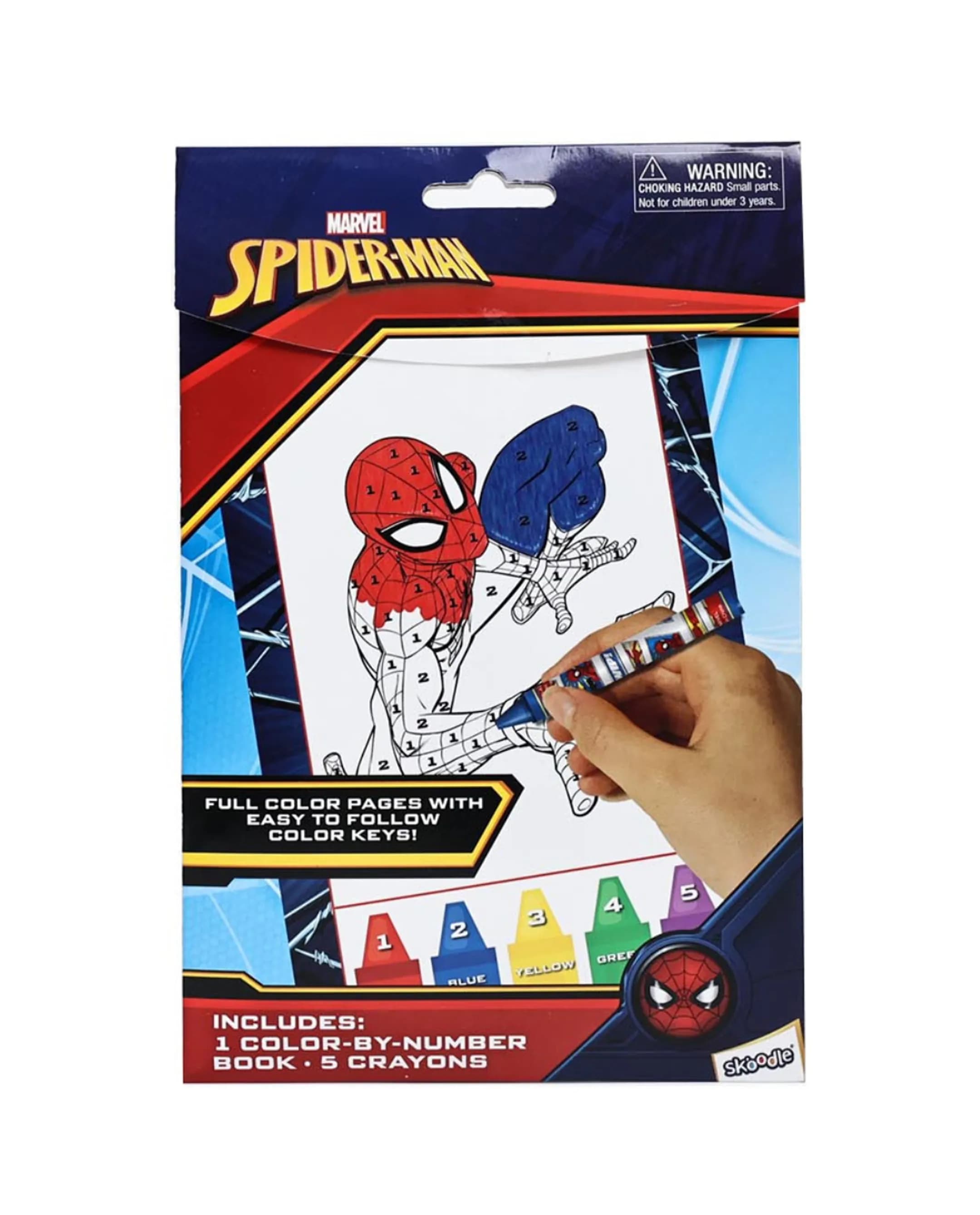 Spider-Man Color by Number