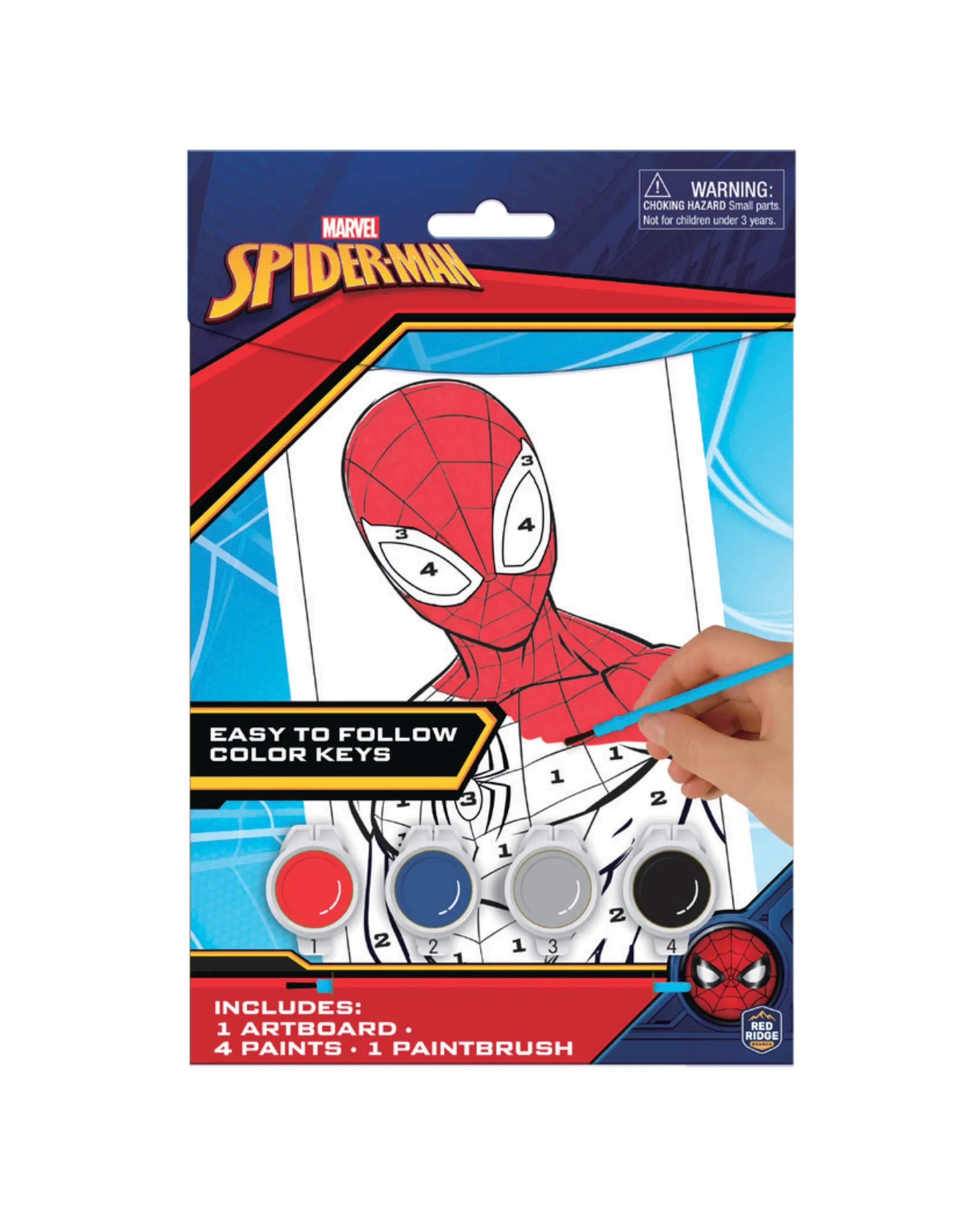 Paint by Number Spiderman