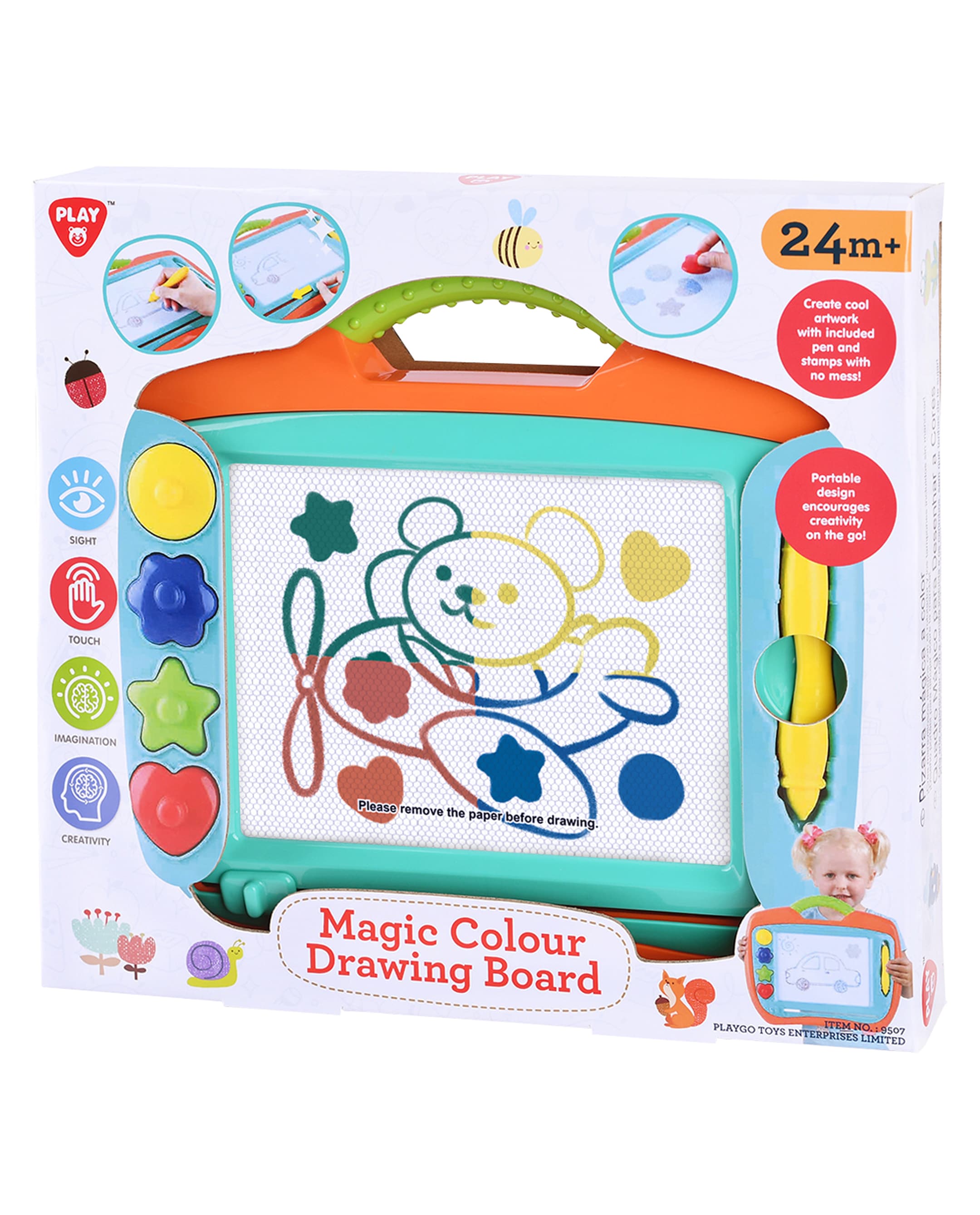 Play-Go Magic Colour Drawing Board For Kids