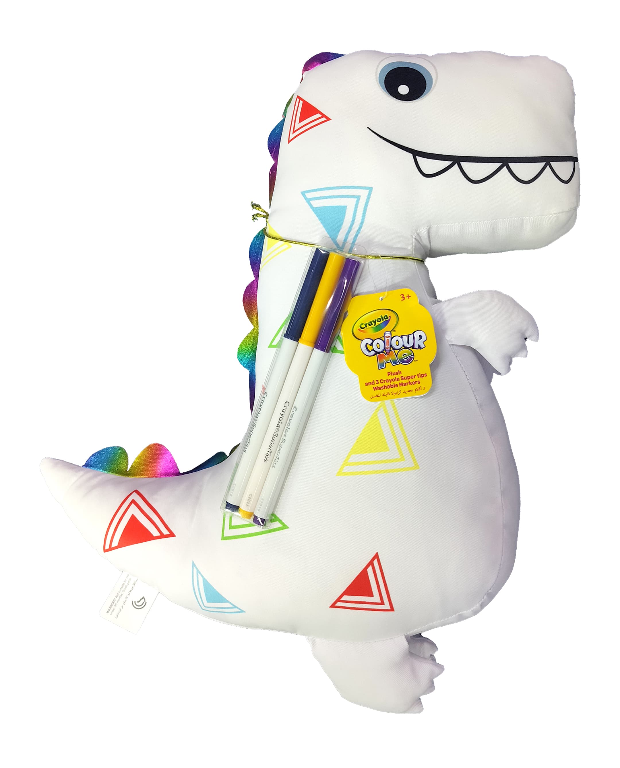 Crayola Colour Me Dinosaur Pillow