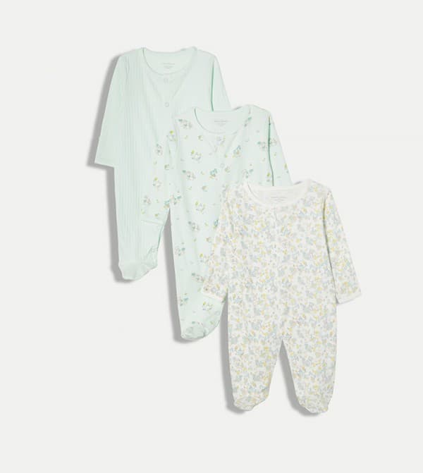 Sleepsuit C/F 3Pk