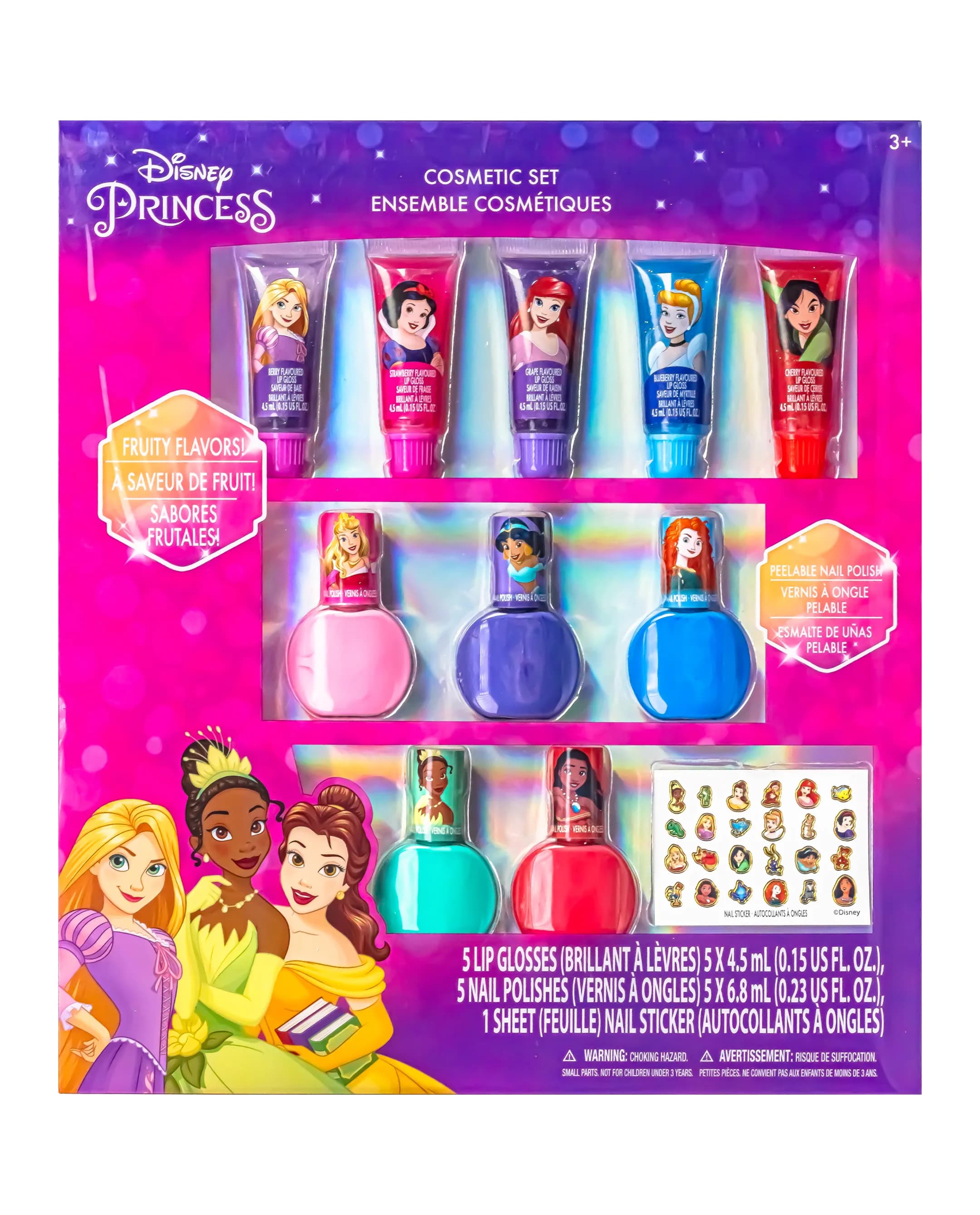 5 & 5 Lip, Nail, And Nail Sticker Set