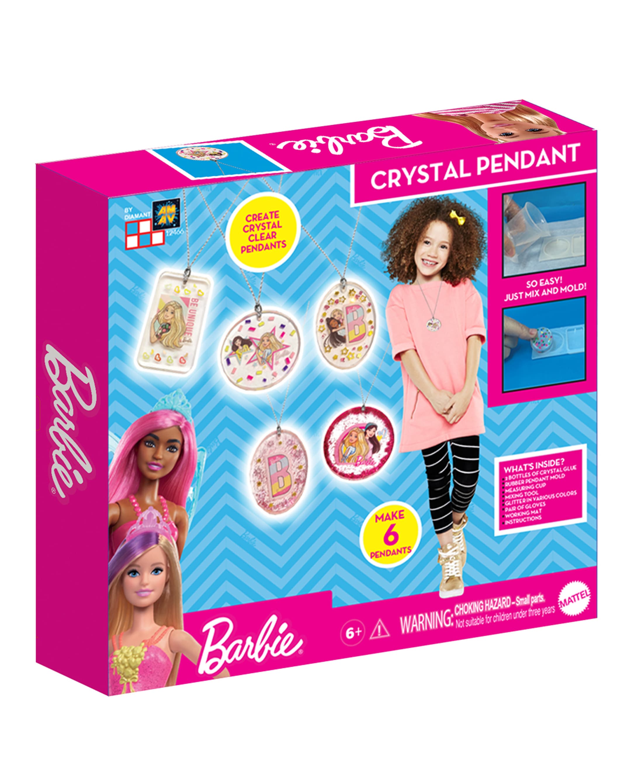 Barbie Crystal Magic Clear Pendant