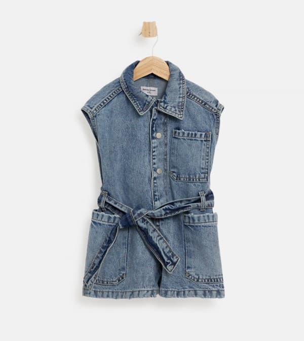 Babies & more Denim Short Jumpsuit