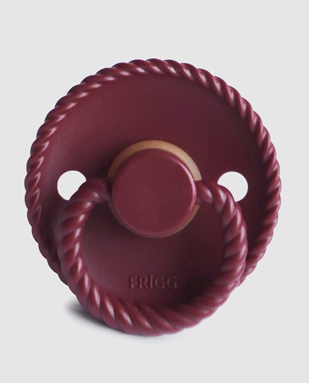 Frigg Rope Latex Baby Pacifier 6-18M 1-Pack Sweet Cherry - Size 2