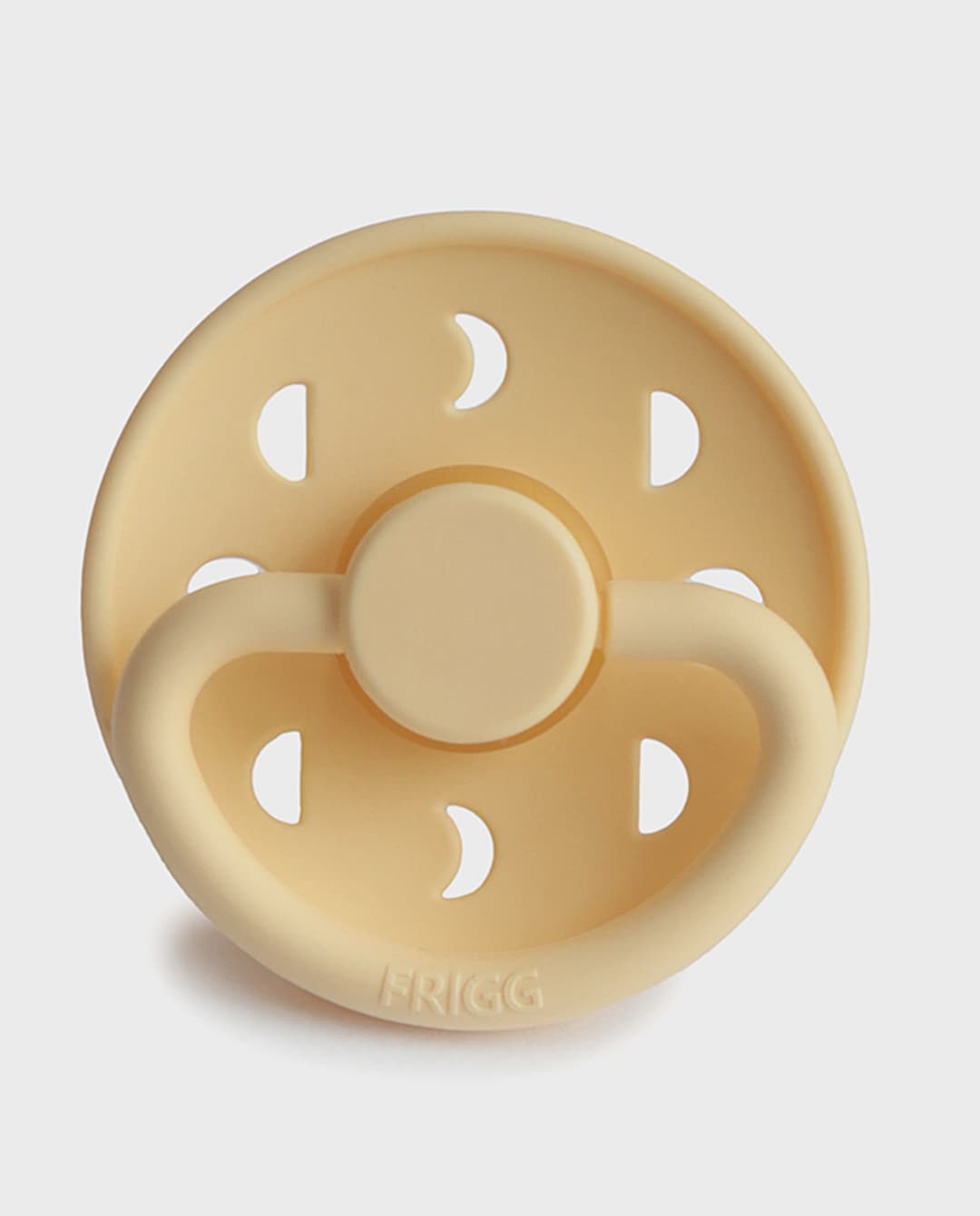 Frigg Moon Phase Latex Baby Pacifier 0-6M 1-Pack Pale Daffodil - Size 1