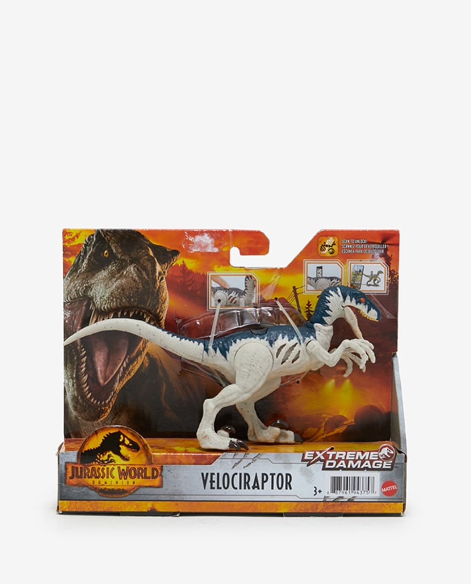 Jurassic Park C Crawlers Dominion Velociraptor Blue Vs Atrociraptor Dino Battle 2 Pack Dinosaur Figures
