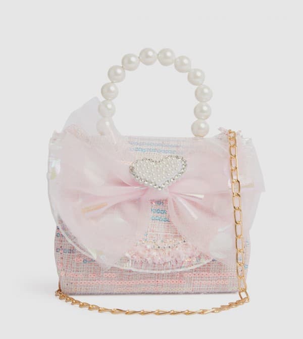 Girls Crystals Mini Handbag