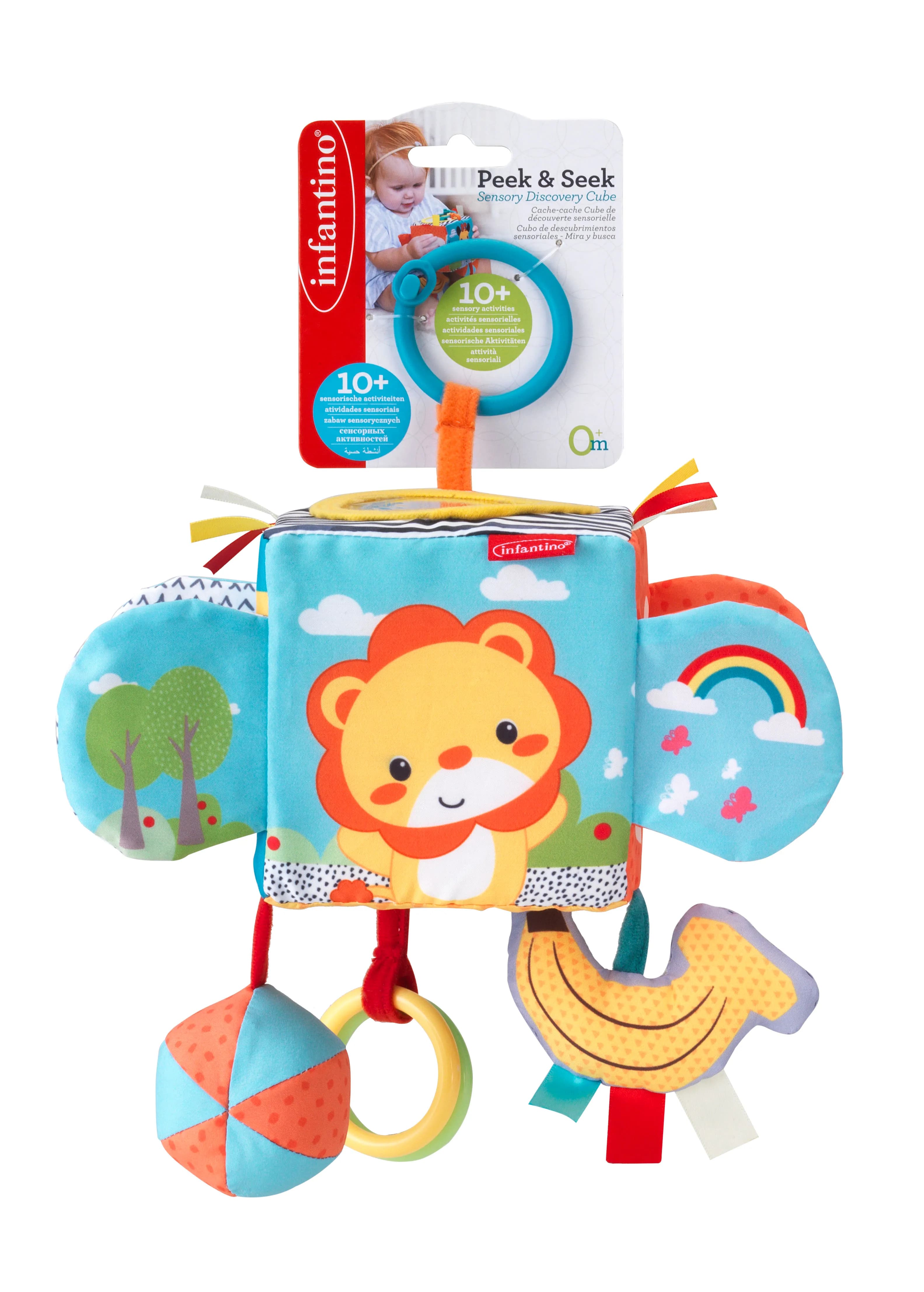 Infantino Peek & Seek Sensory Discovery Cube