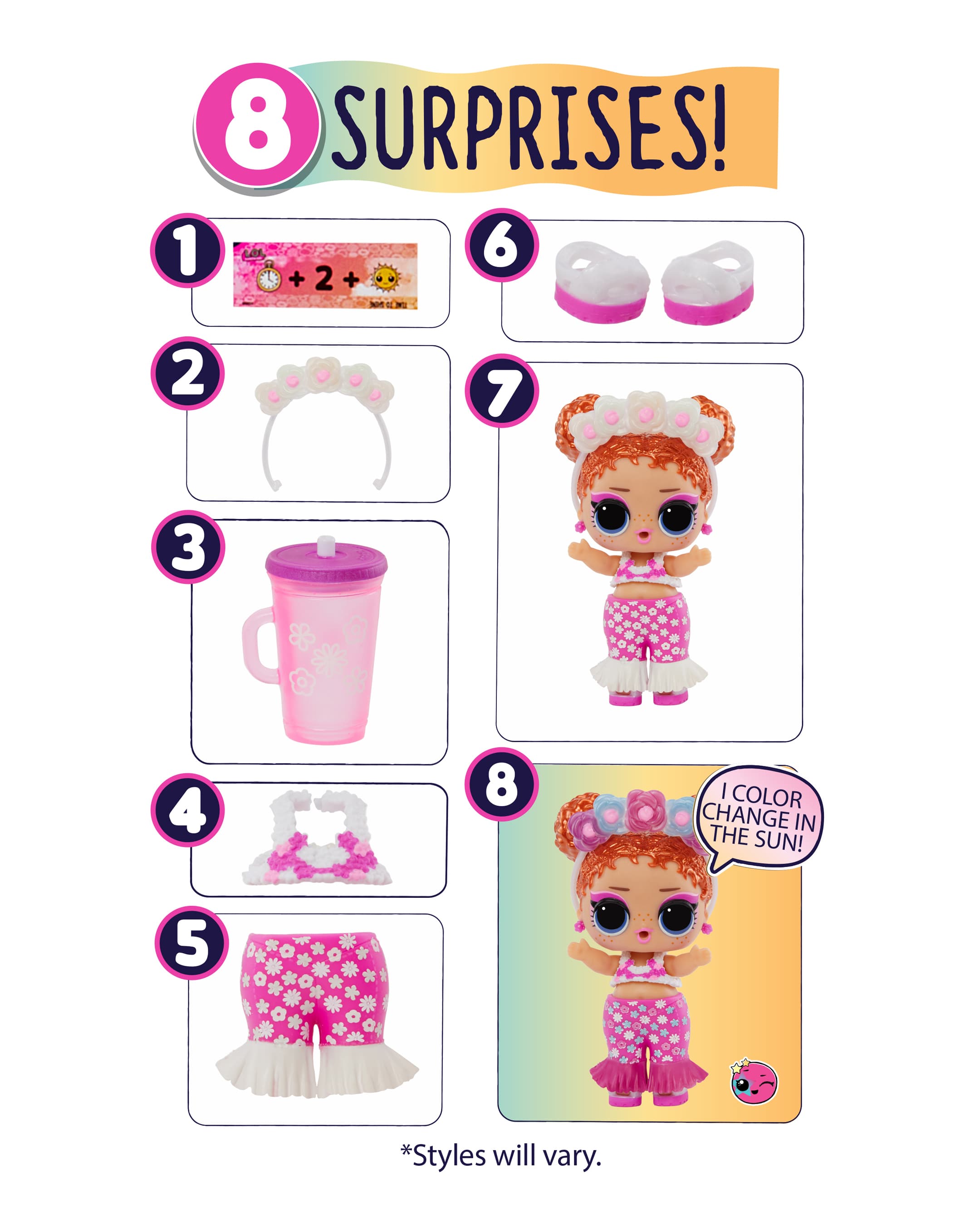 LOL Surprise Sunshe Makeover Doll asstd (SK)