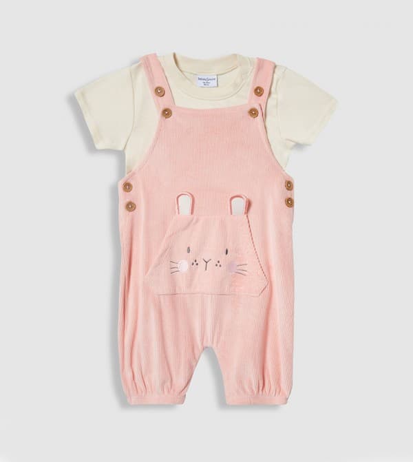 Babies & more - DUNGAREES - DUNGAREE SET SHORT SLEEVES