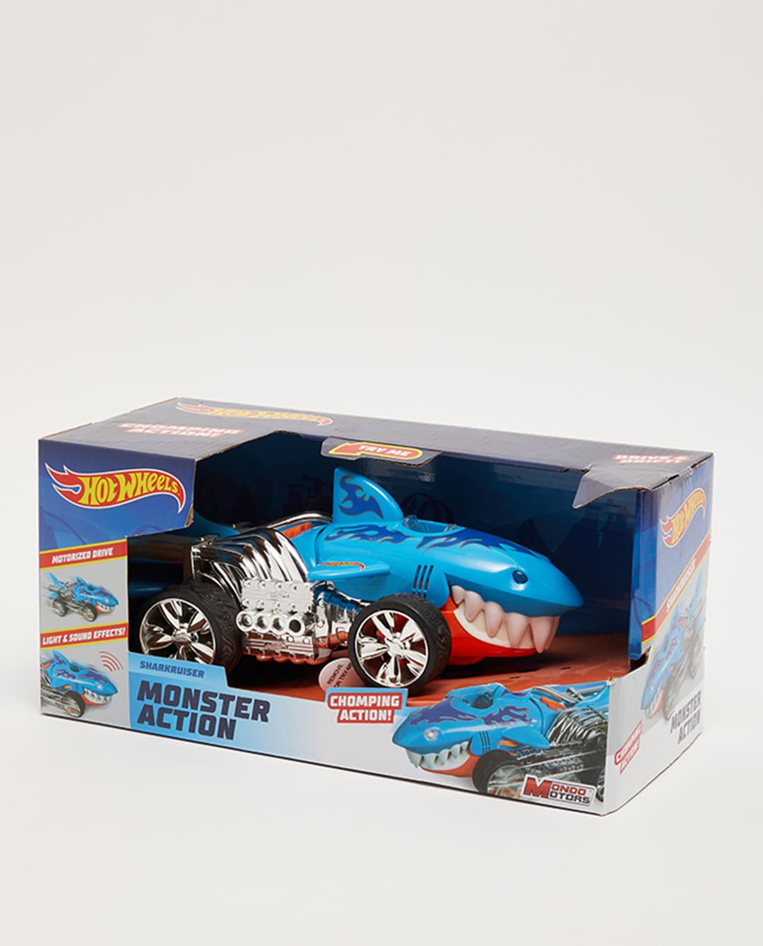 Mondo - Hot Wheels Monster Action Sharkruiser, Blue