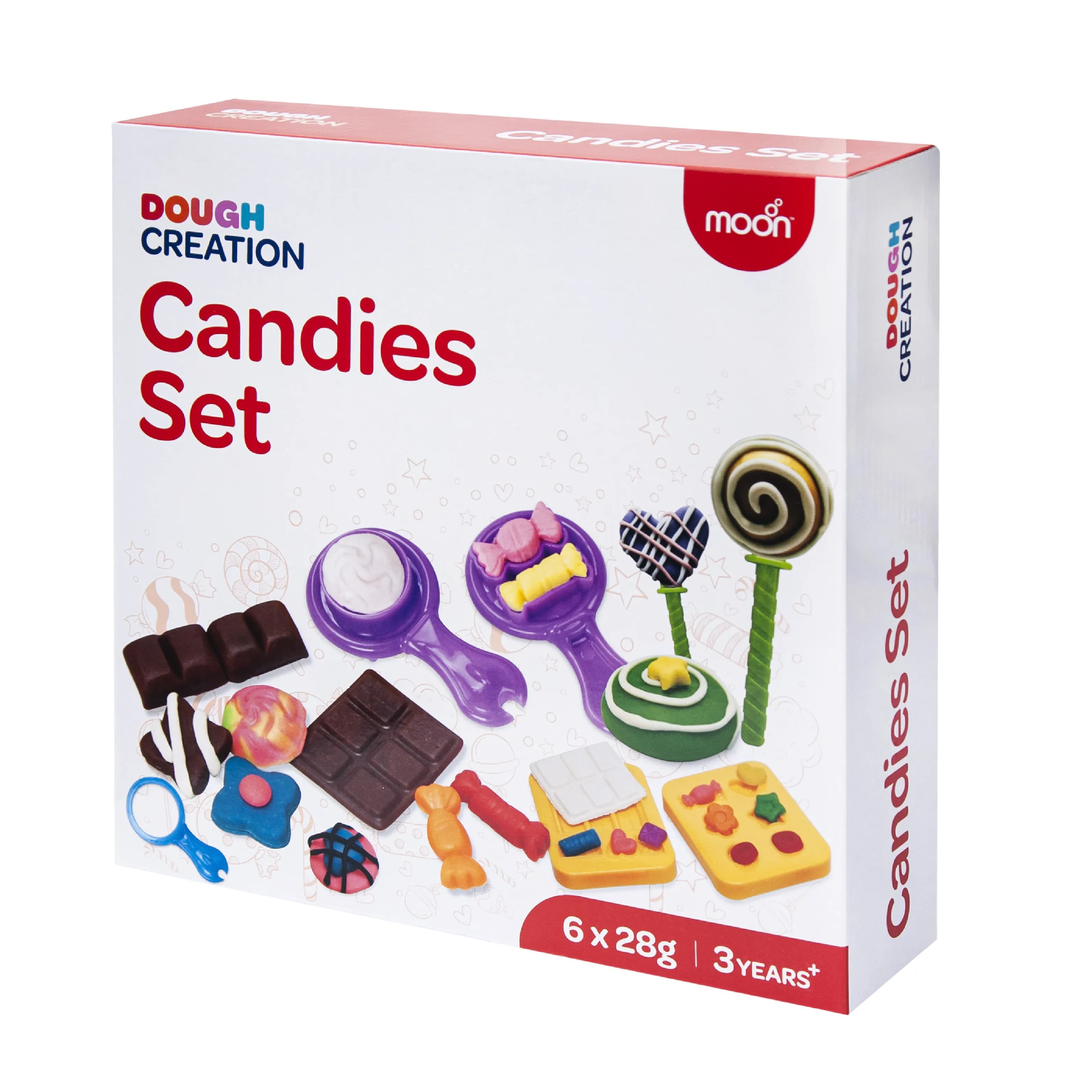 Moon Kid'S Dough Candies Set. 6 X 1Oz Dough Bag.