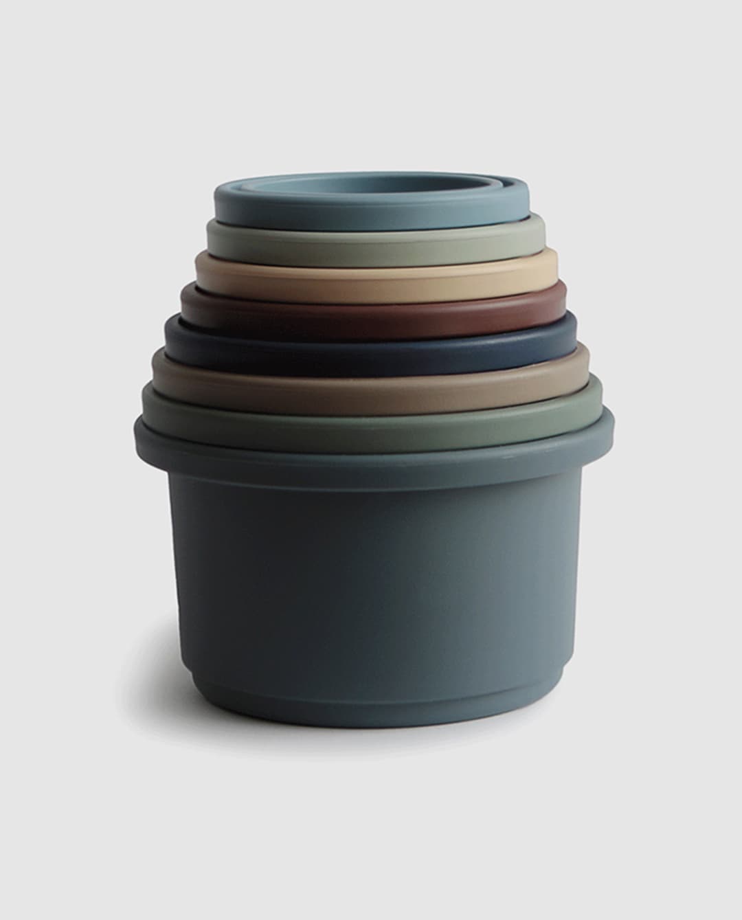 Mushie Stacking Cups Forest