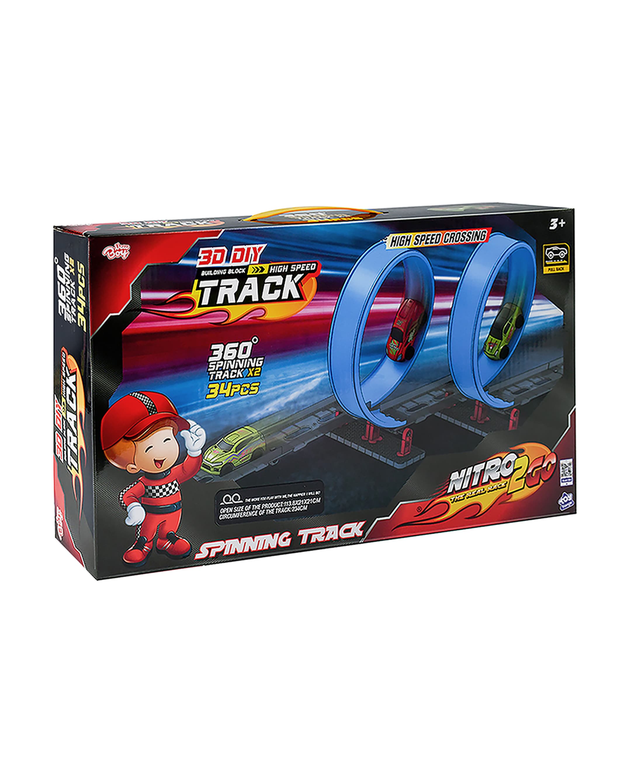 Nitro2Go Spinning Track (34pcs)