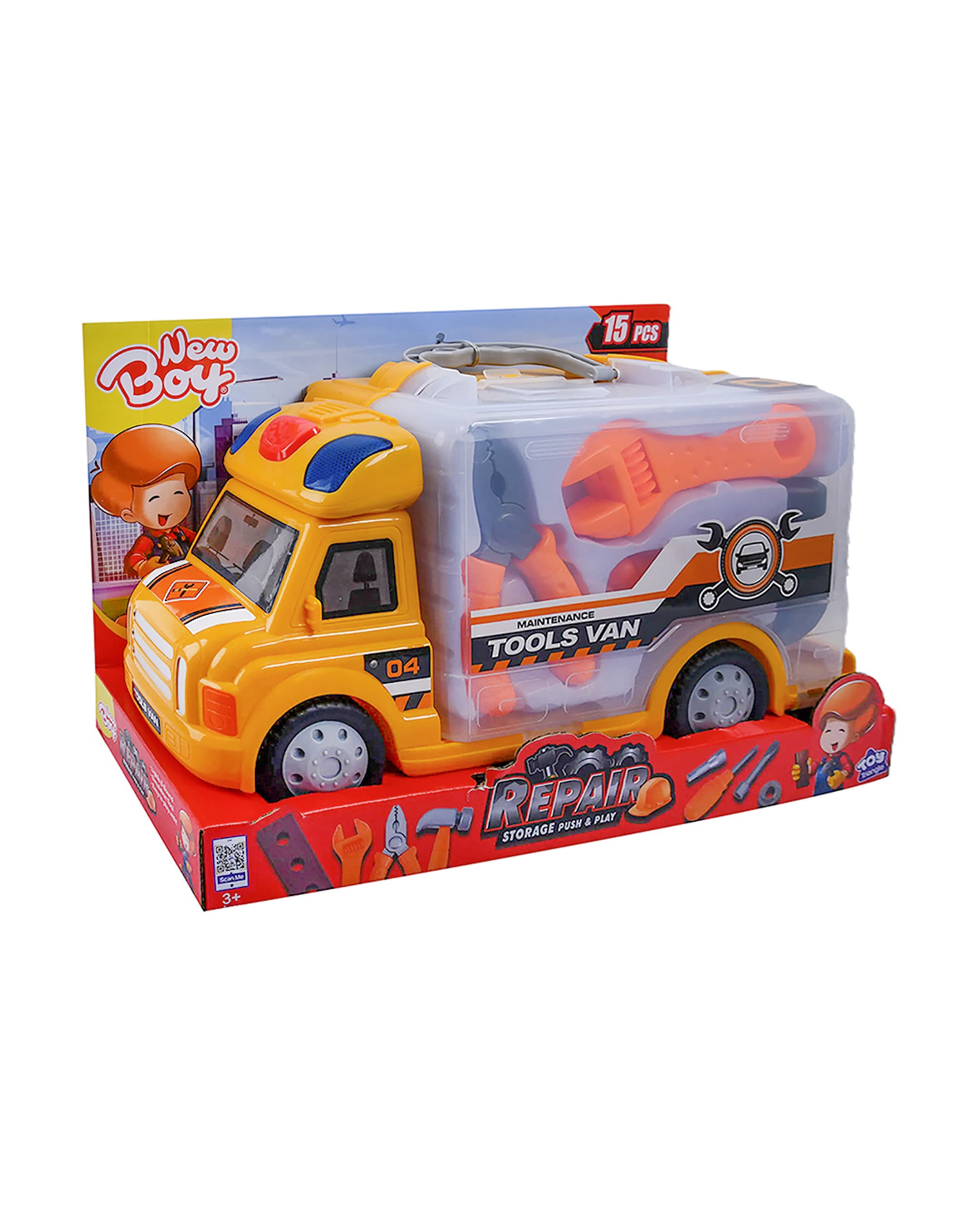 New Boy Repair Storage Push & Play