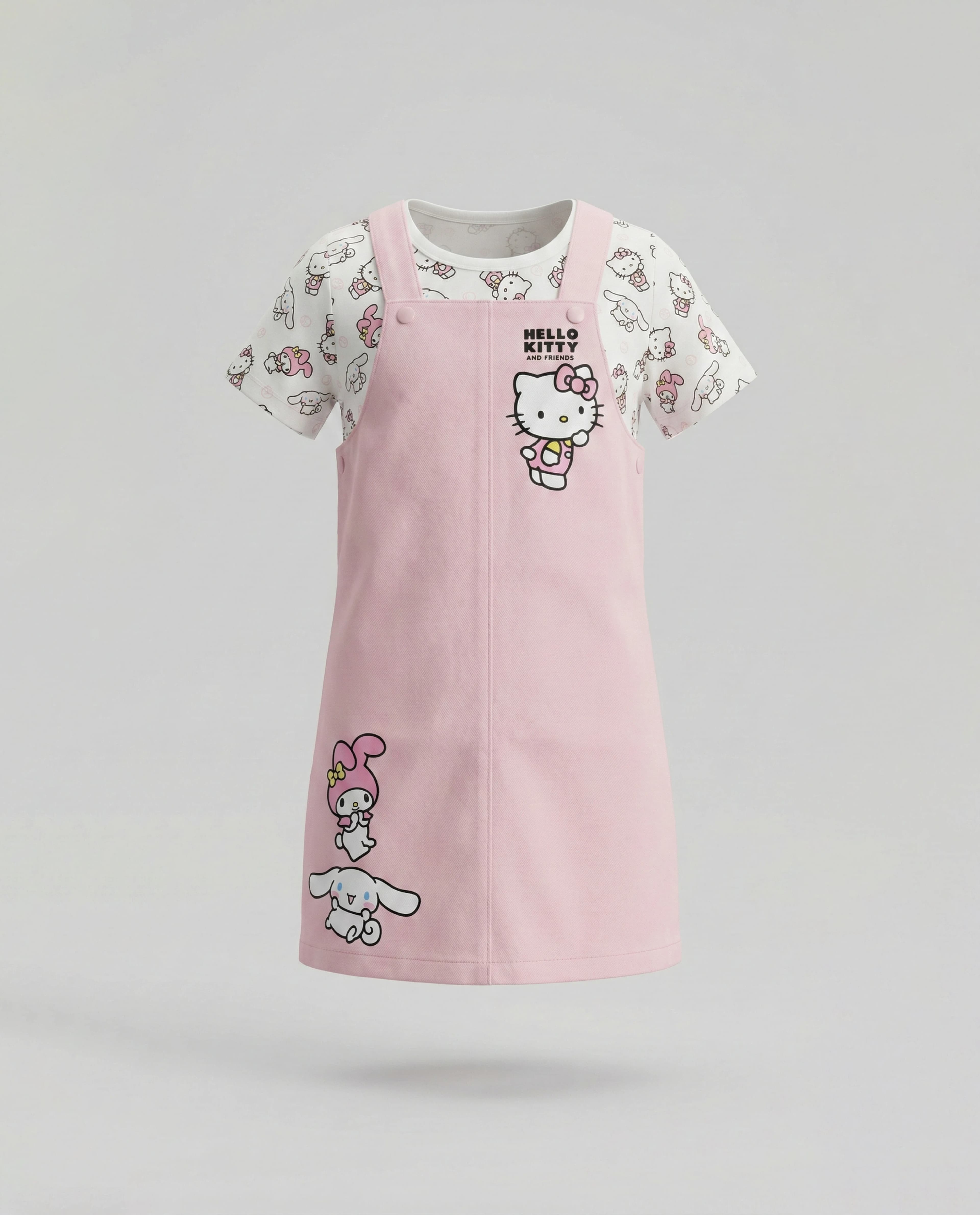 Babies & more Short Sleeves Dungaree Set