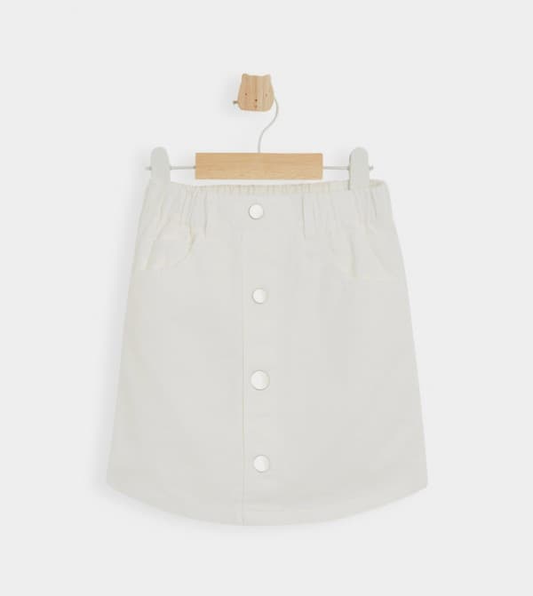 White Skirt For Toddler Girls