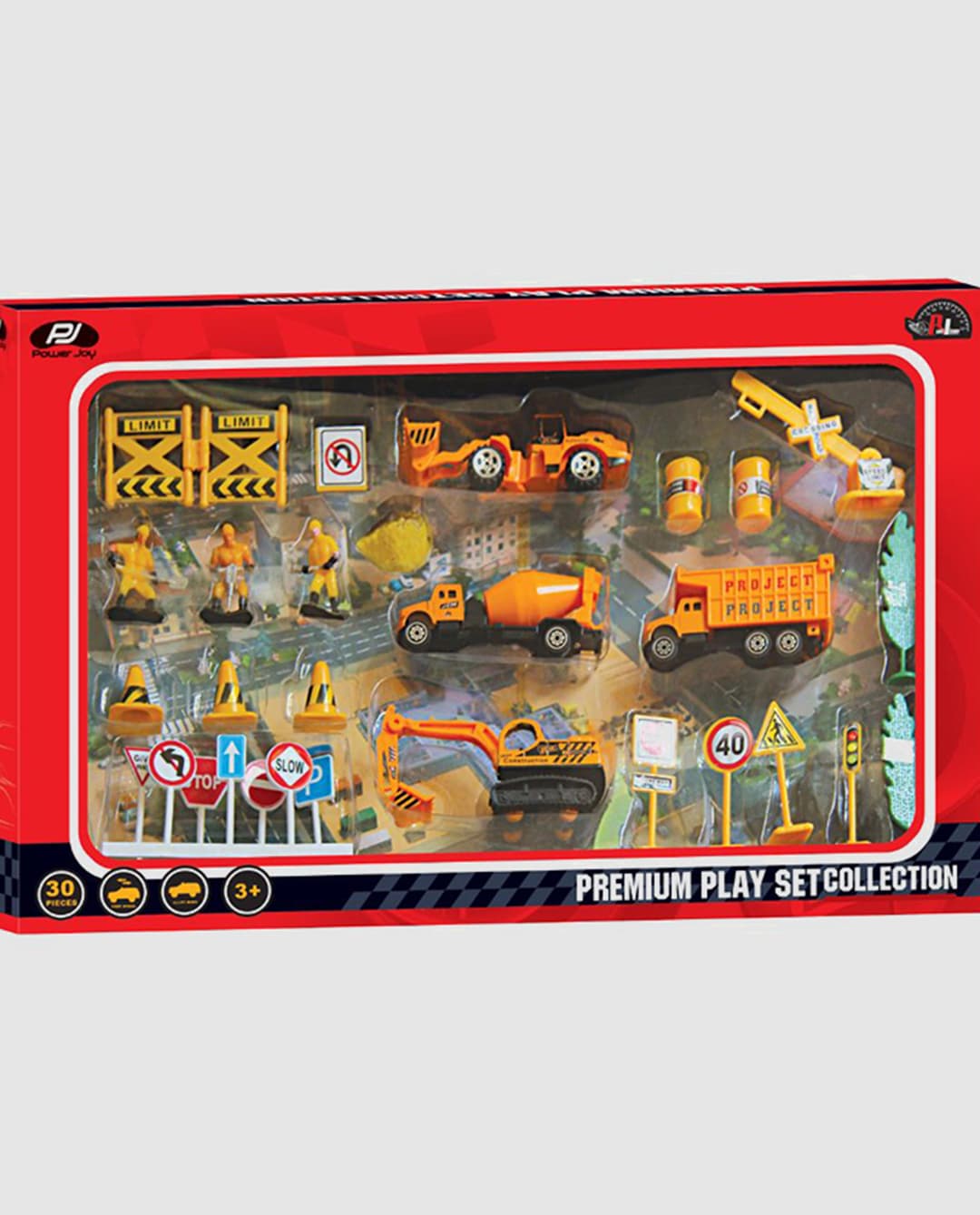 Power Joy Vroom Vroom Delux Play Set 6 Assorted