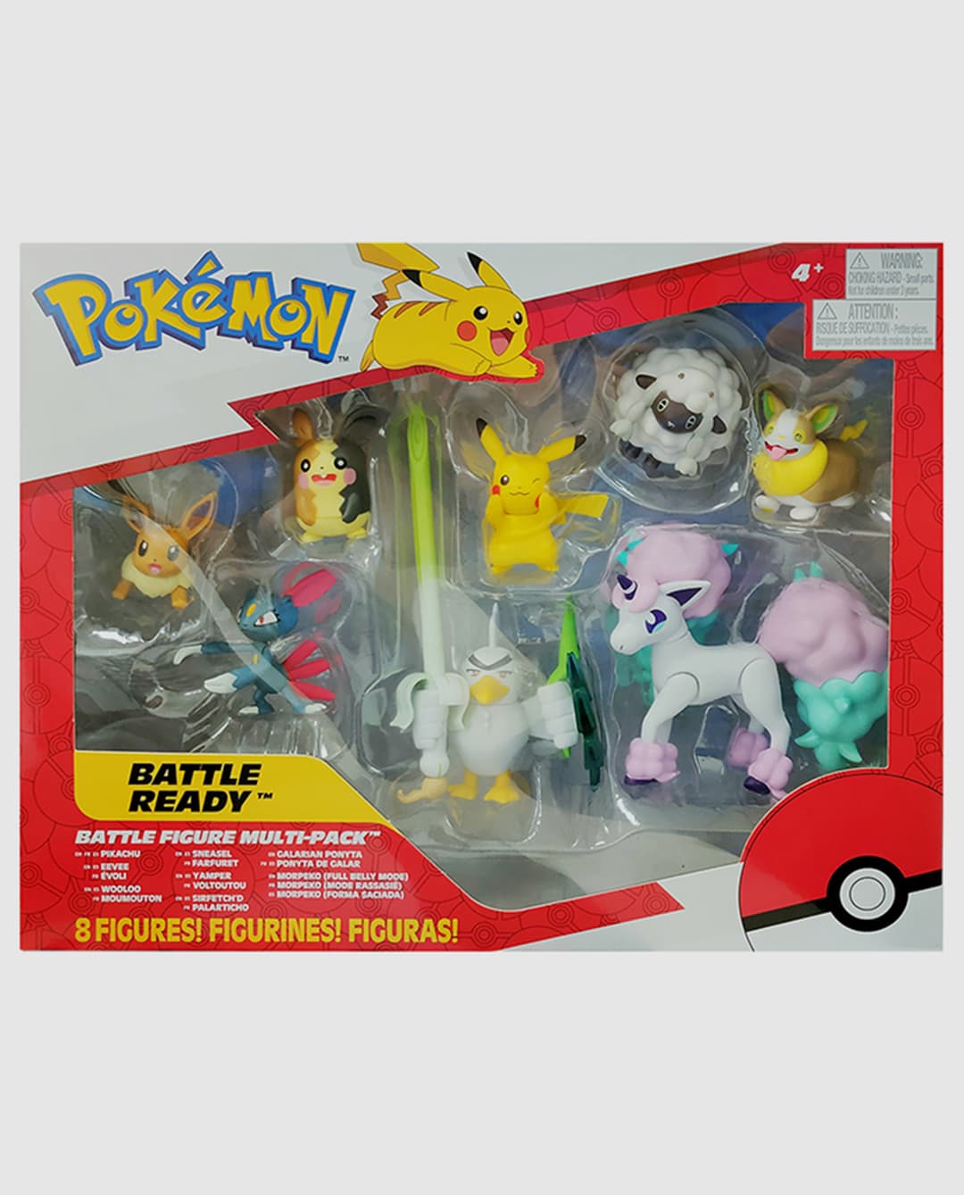 Pokemon Battle Figure Multicolor 8 Pack