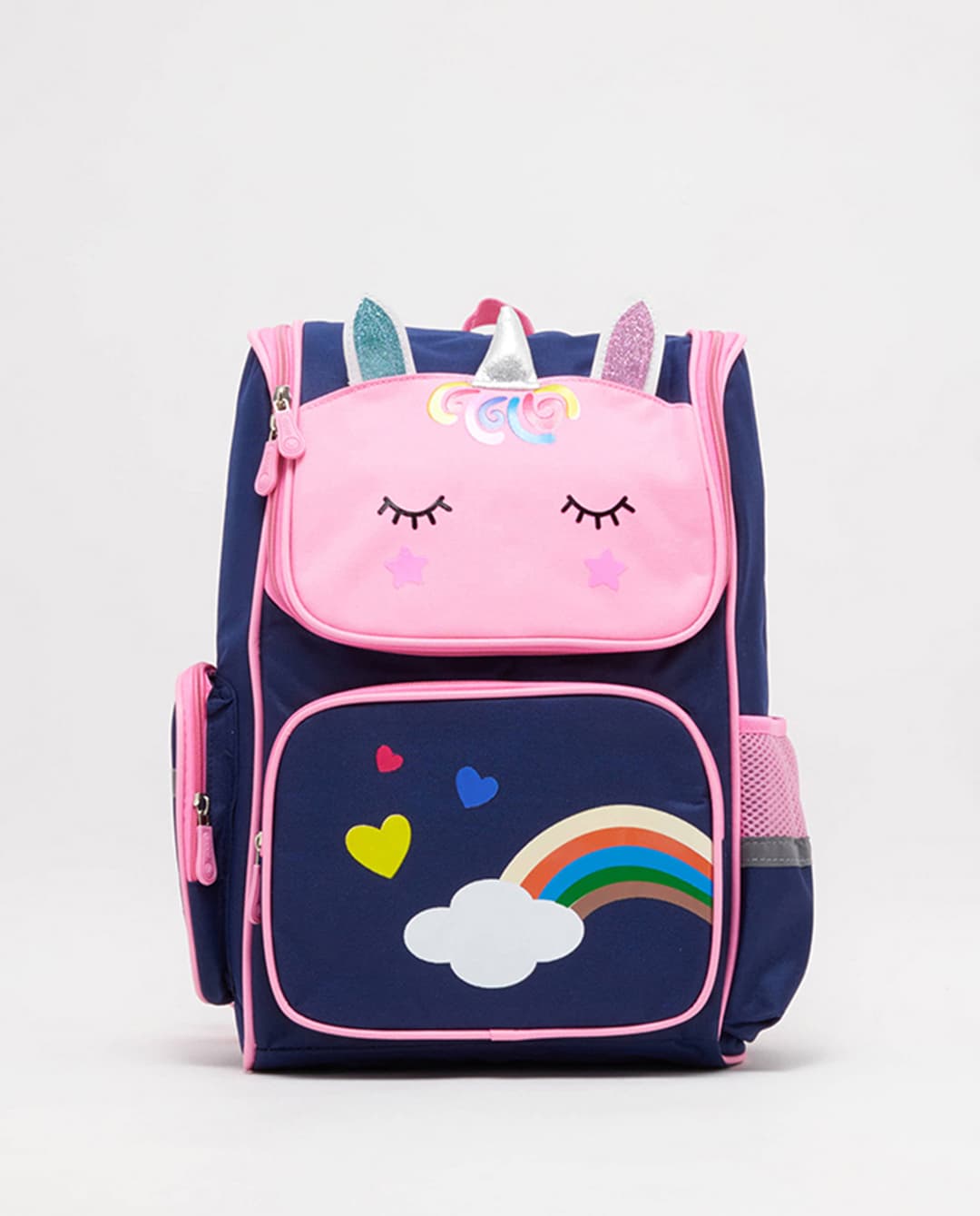 R&B Kids Unicorn Printed School Backpack Purple 16"