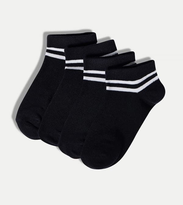 5Pack Boys Fashion Ankle Socks Non-Terry