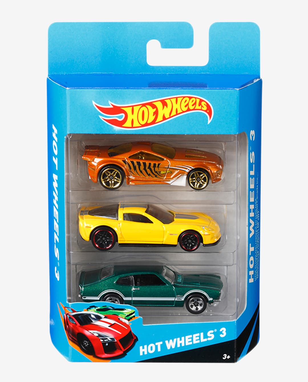 Hot Wheels Basic Cars - 3 Car Pack Assorted