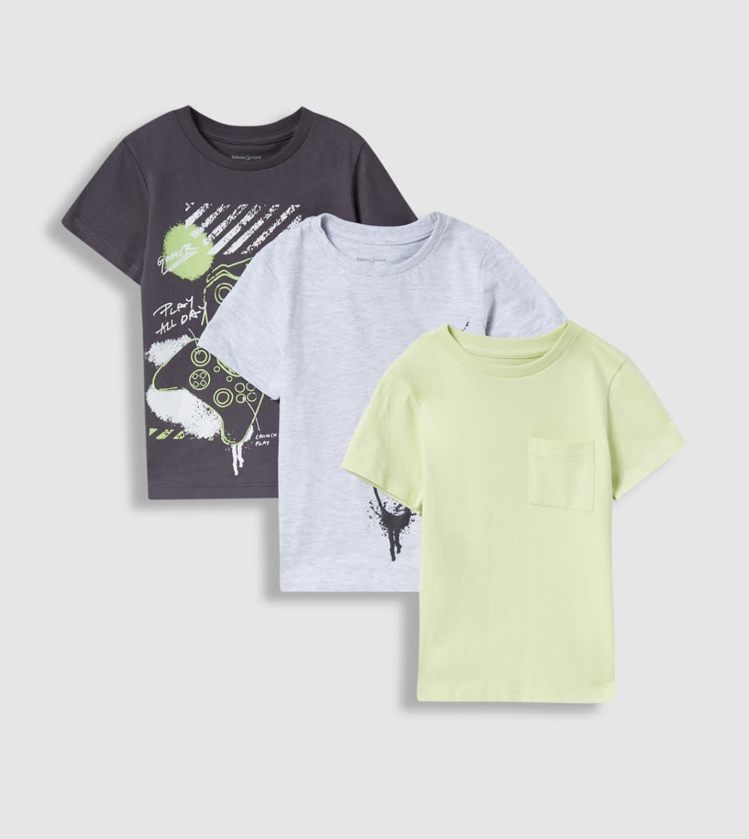 BABIES & MORE - T-SHIRTS - SHORT SLEEVES T-SHIRT 3PACK S/J