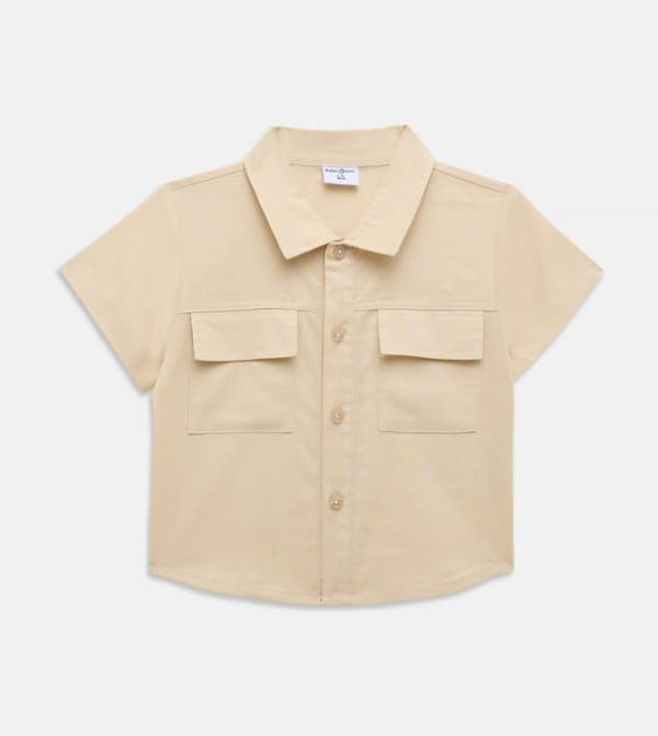 Babies & more Short Sleeves Collar Shirt